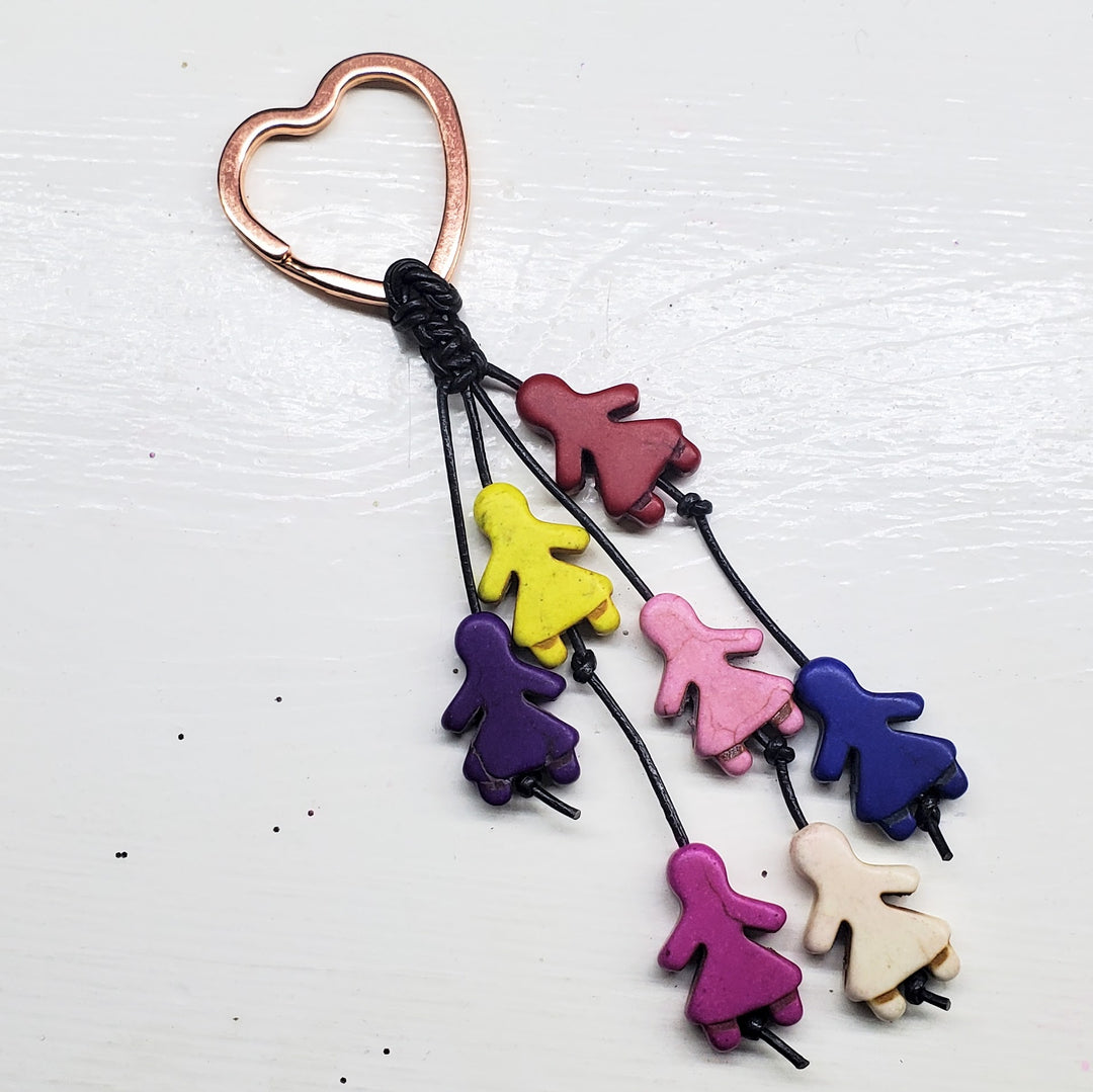 AMD13197 Ceramic Girl Power Heart Key Chain - Limited EditionHandbag & Wallet AccessoriesKey Chain$ 35.00Alexa Martha Designs