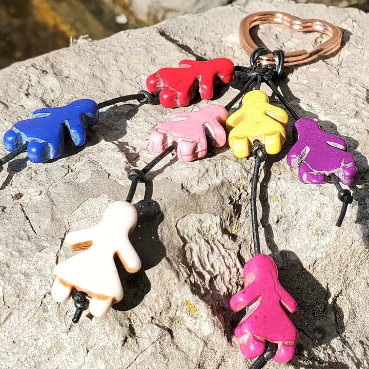 AMD13197 Ceramic Girl Power Heart Key Chain - Limited EditionHandbag &amp; Wallet AccessoriesKey Chain$ 35.00Alexa Martha Designs