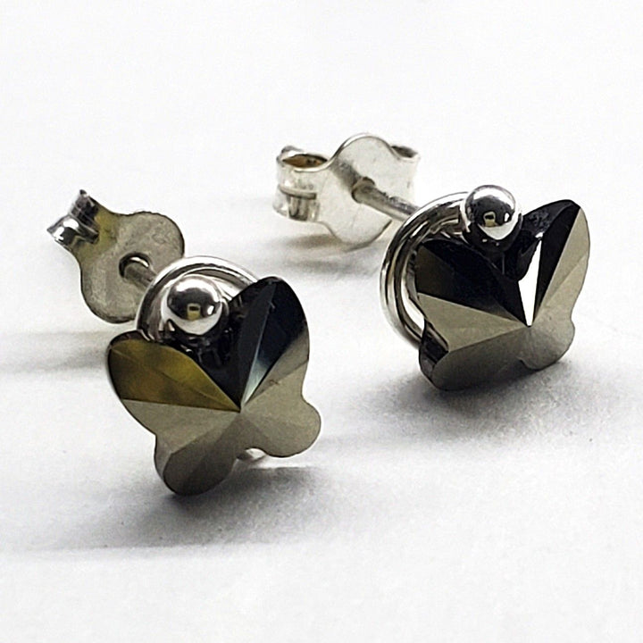 AMD1307-138mm Crystal Butterfly Silver Spiral Stud EarringsJewelryEarrings$ 32.00Alexa Martha Designs