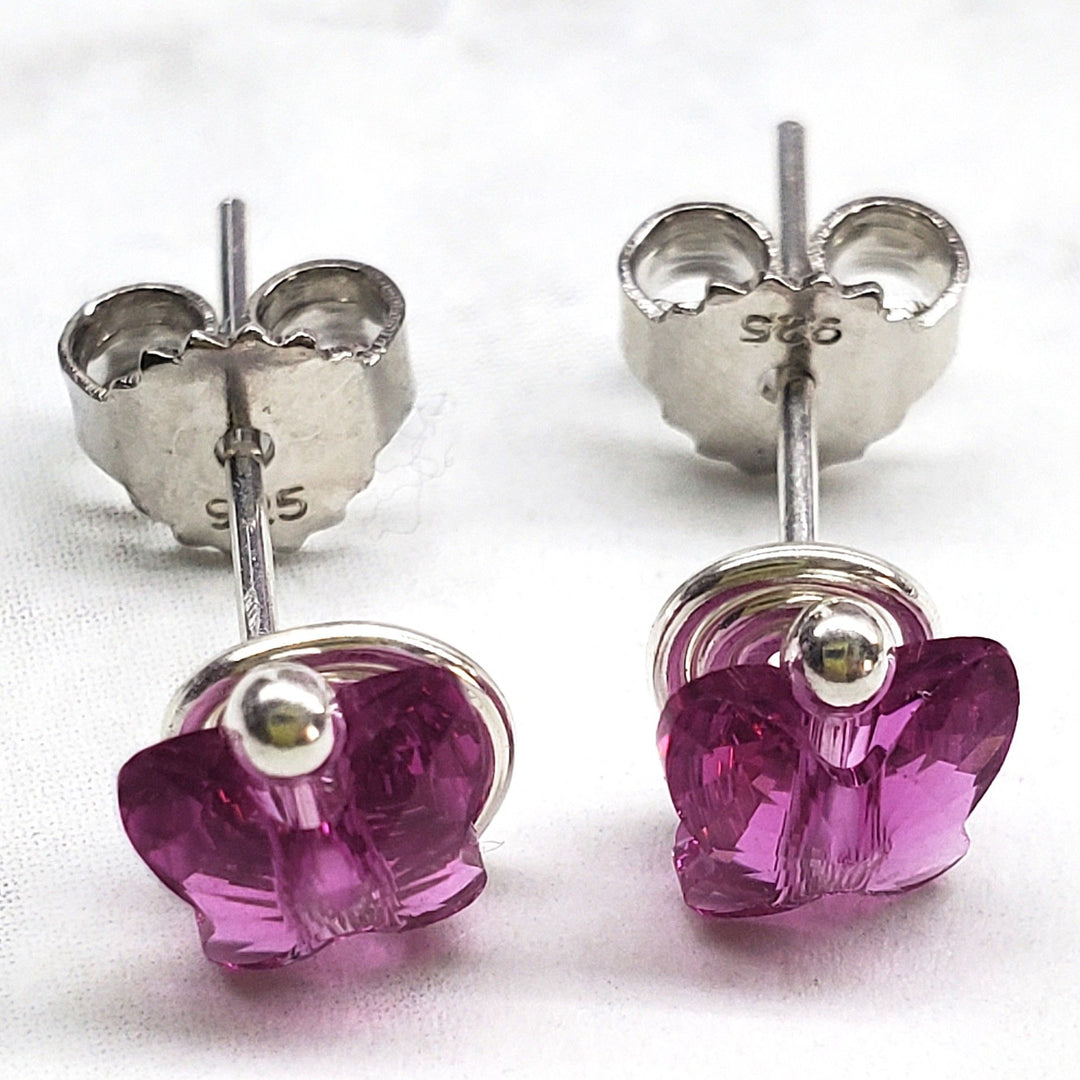 AMD1307-68mm Crystal Butterfly Silver Spiral Stud EarringsJewelryEarrings$ 32.00Alexa Martha Designs