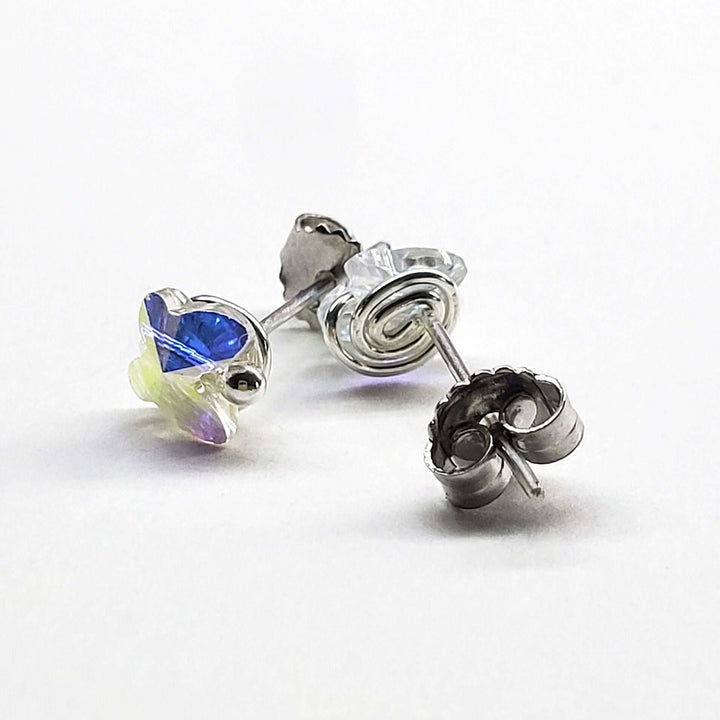 AMD13078mm Crystal Butterfly Silver Spiral Stud EarringsJewelryEarrings$ 32.00Alexa Martha Designs