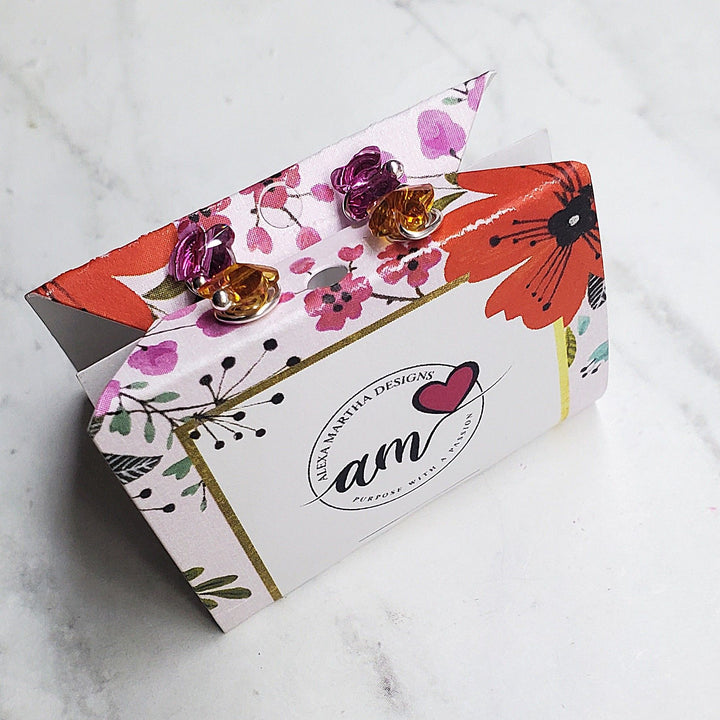 AMD13078mm Crystal Butterfly Silver Spiral Stud EarringsJewelryEarrings$ 32.00Alexa Martha Designs