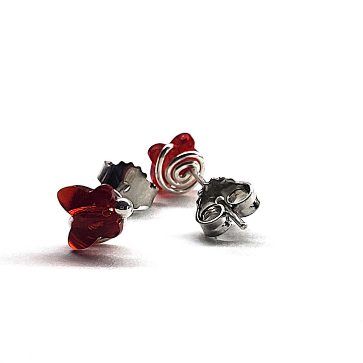 AMD13078mm Crystal Butterfly Silver Spiral Stud EarringsJewelryEarrings$ 32.00Alexa Martha Designs