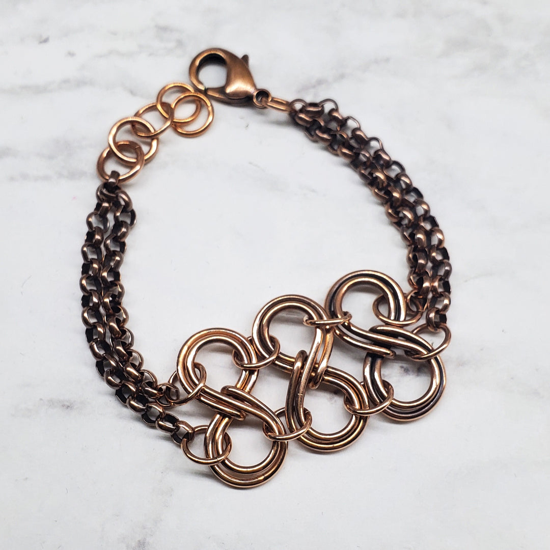 Copper Eternity Bracelet by Alexa Martha