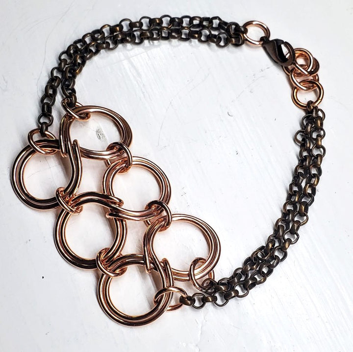 Copper Eternity Bracelet by Alexa Martha