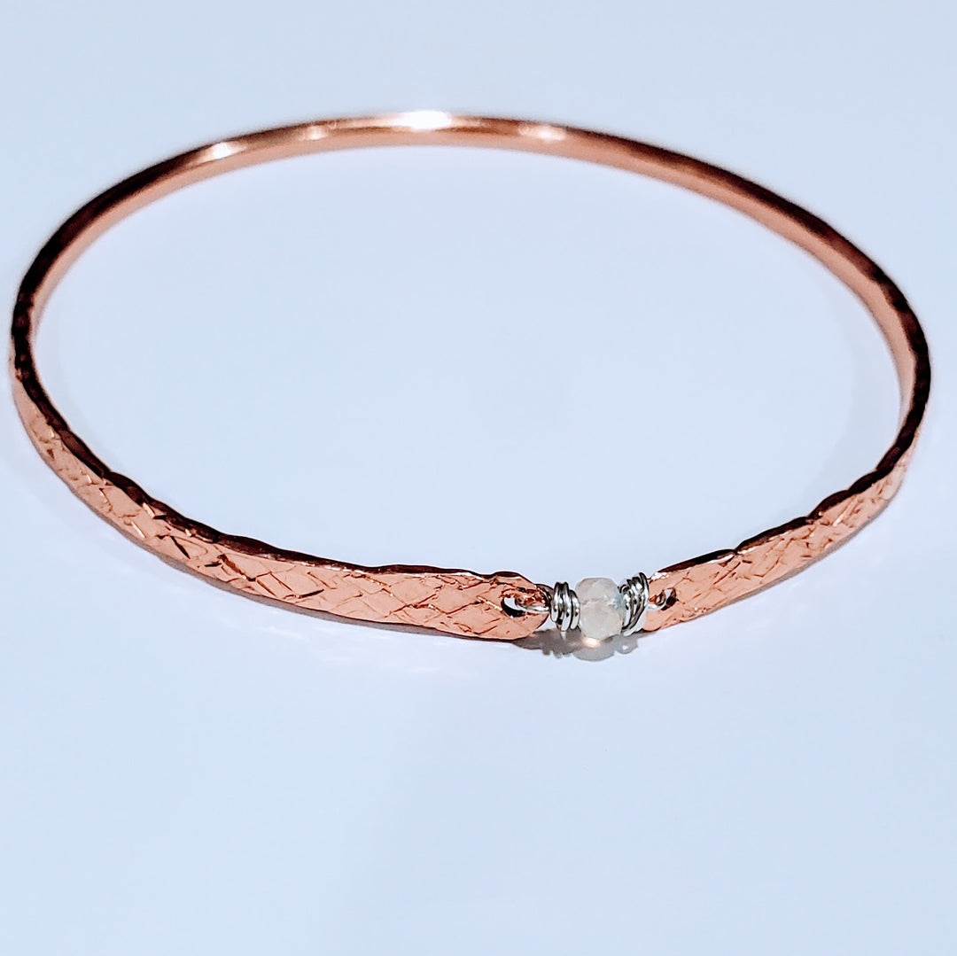 AMD1315-AMD1315-2-AMD1315-3-AMD1315-4 Bestselling Copper Brides Mag Bangle wire wrapped with AAA+ Ethiopian Opal - Bracelet/Bangle - Alexa Martha Designs   