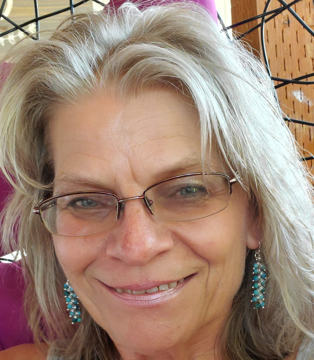 AMD1074As Seen On TV Jane The Virgin Silver Turquoise Wire Wrapped EarringsJewelryEarrings$ 140.00Alexa Martha Designs