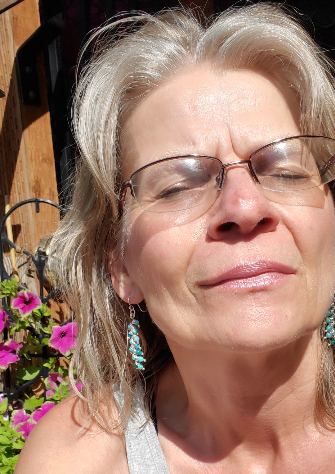 AMD1074As Seen On TV Jane The Virgin Silver Turquoise Wire Wrapped EarringsJewelryEarrings$ 140.00Alexa Martha Designs