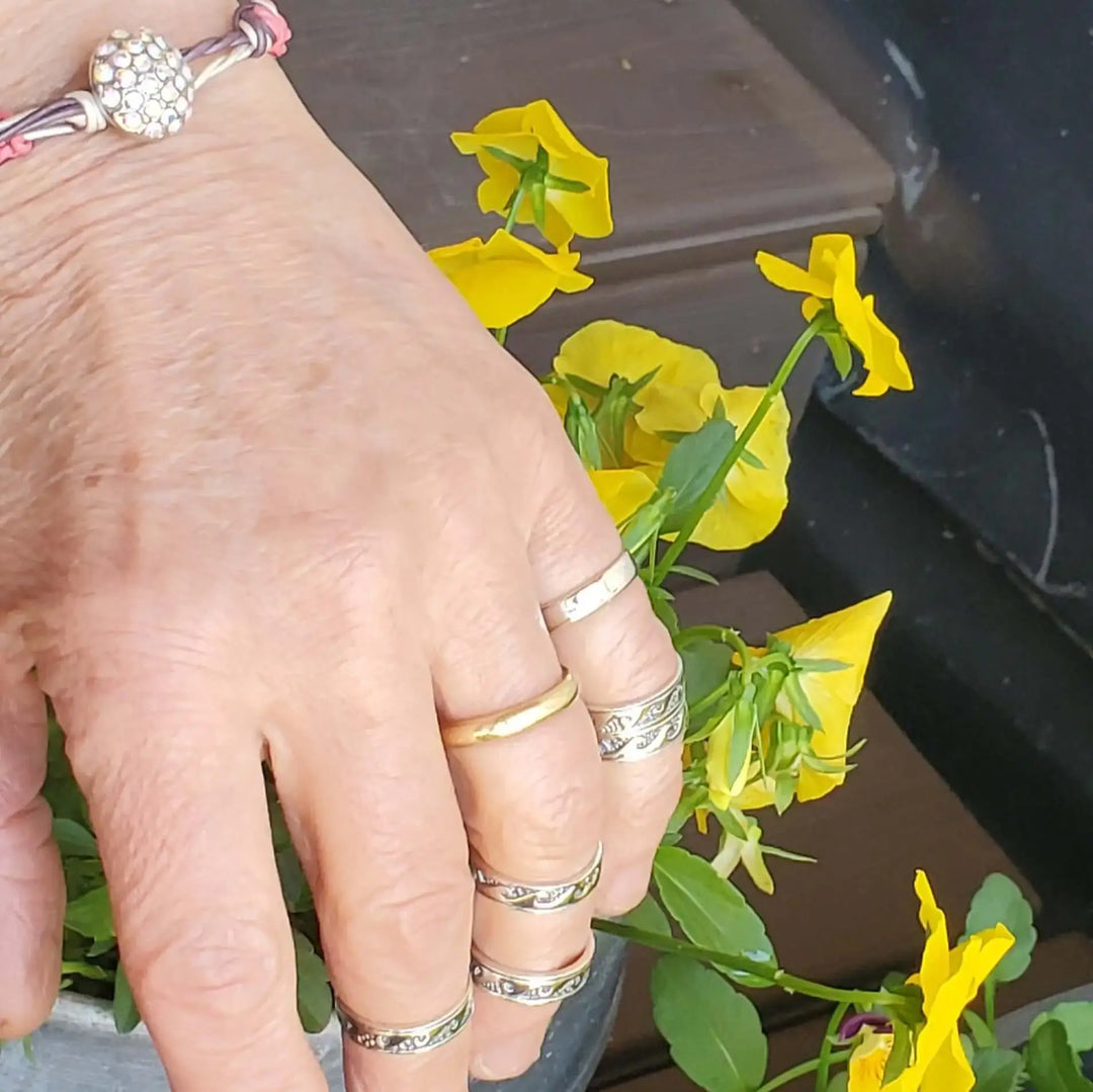 AMD1311-CAssorted Sterling Silver Pinky-Toe Band Rings &amp; WavesJewelryRing$ 54.00Alexa Martha Designs