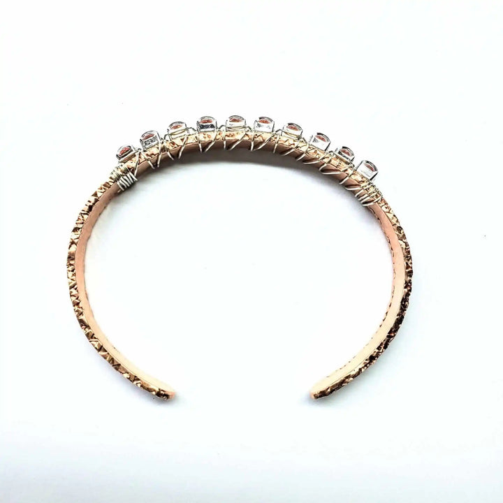 AMD1233Copper Rhinestone Cuff Bangle in Three Different ColorsJewelryBracelet$ 55.00Alexa Martha Designs