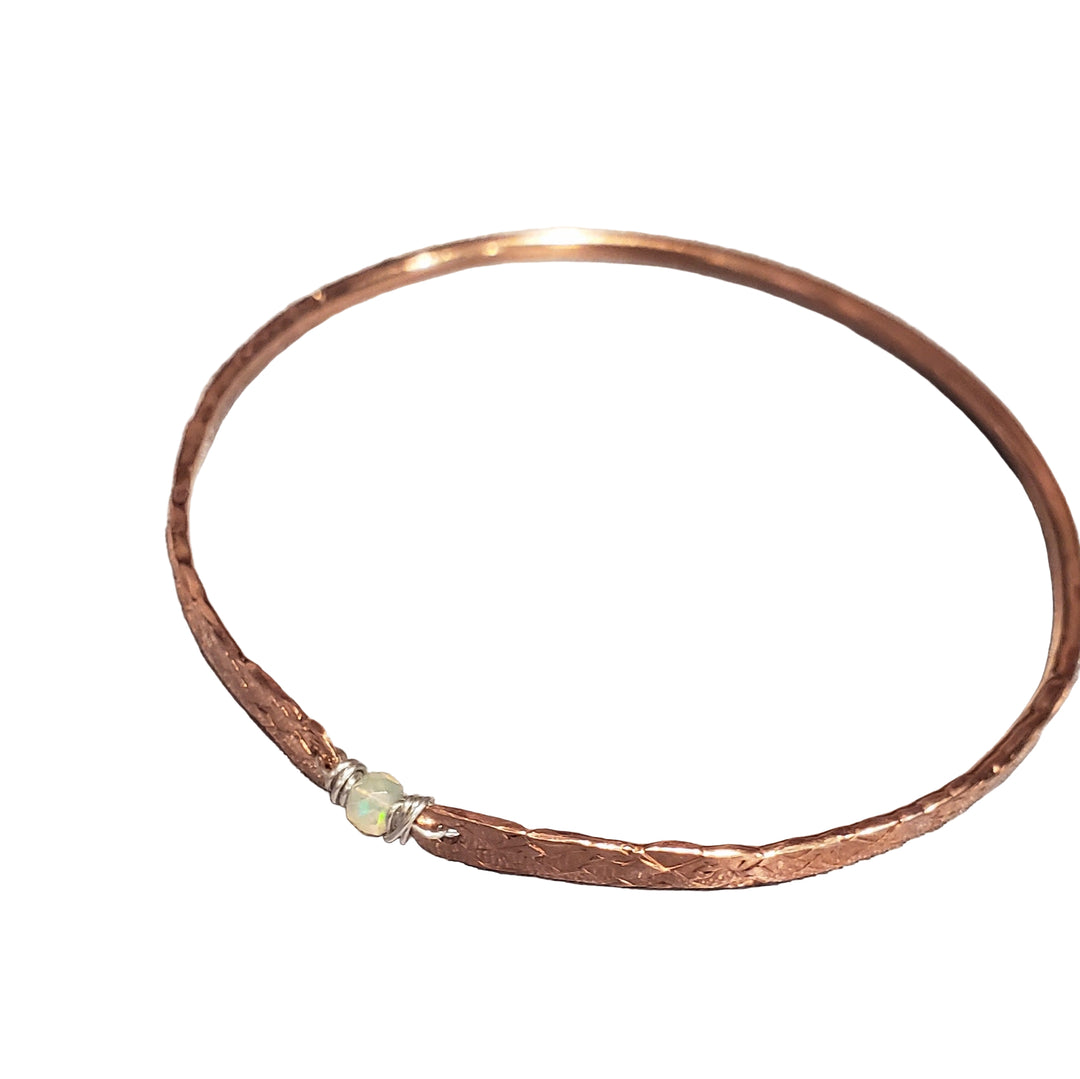 AMD1315copper brides bangle with Ethiopian opalJewelryBracelet$ 39.00Alexa Martha Designs