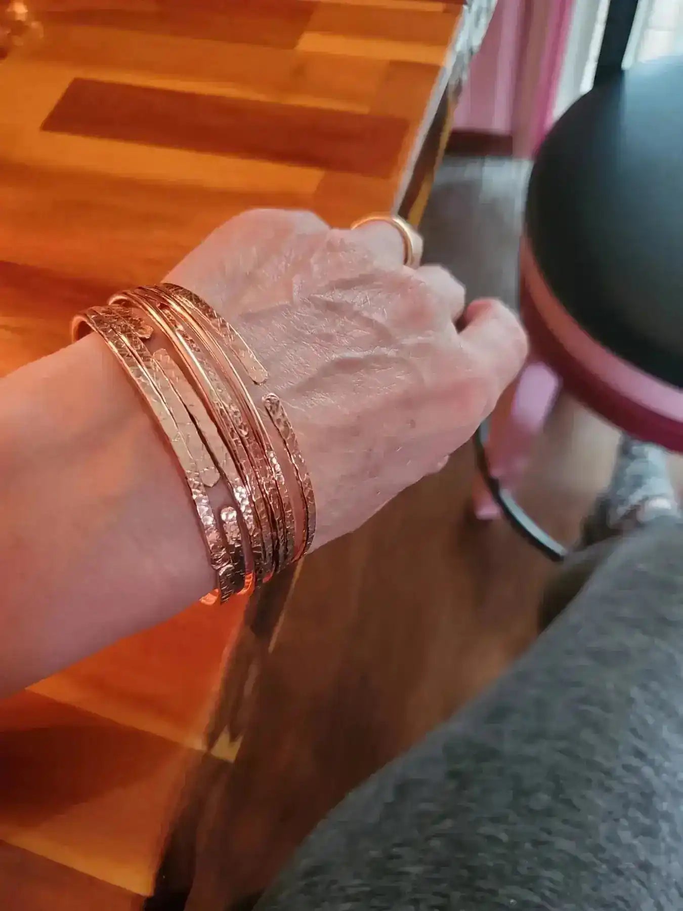 AMD1154-1XSBrides Mag Featured Textured Copper Anniversary Bangle in 4 SizesJewelryBracelet$ 29.00Alexa Martha Designs