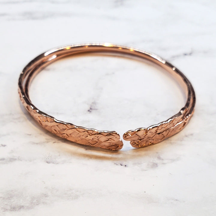 AMD1154-2XSBrides Mag Featured Textured Copper Anniversary Bangle in 4 SizesJewelryBracelet$ 54.00Alexa Martha Designs