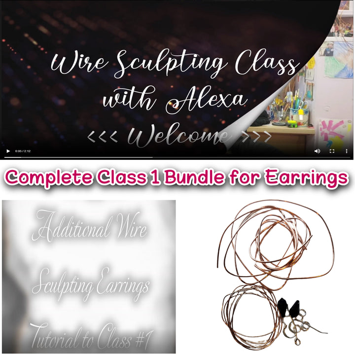 COMPLETE Wire Sculpting Class 1 Bundle