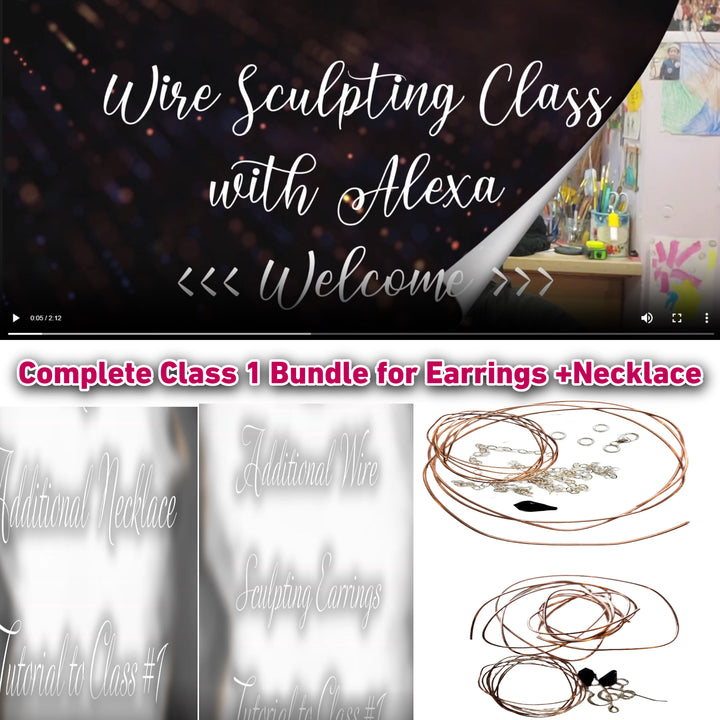 COMPLETE Wire Sculpting Class 1 Bundle