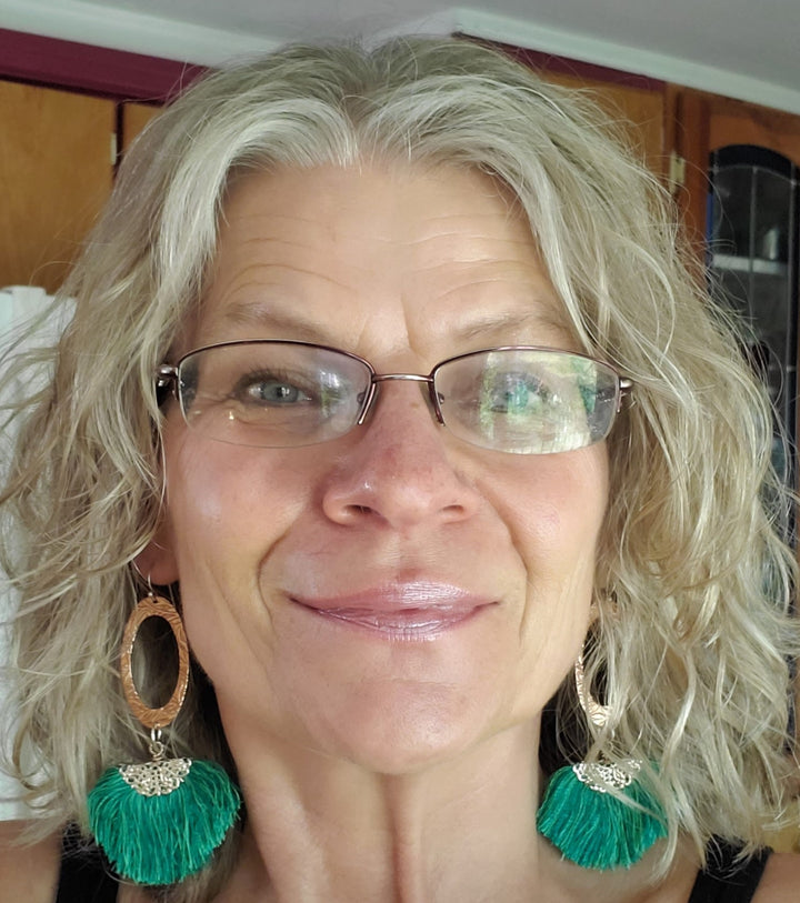 AMD1177 Handmade Rayon Silk Filigree Silk Fan TasselJewelryEarrings$ 55.00Alexa Martha Designs