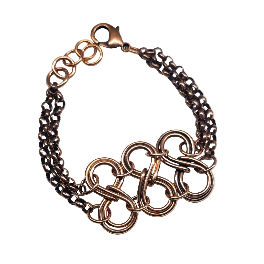 AMD1306Copper Eternity Bracelet Double Infinity Symbols Unisex 4JewelryBracelet$ 40.00Alexa Martha Designs