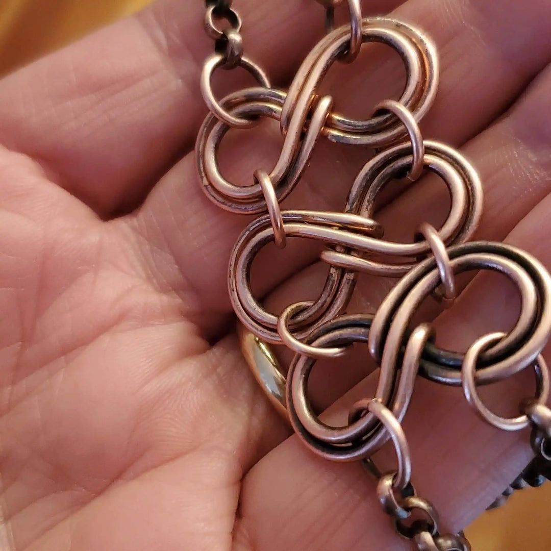 AMD1306Copper Eternity Bracelet Double Infinity Symbols Unisex 4JewelryBracelet$ 40.00Alexa Martha Designs