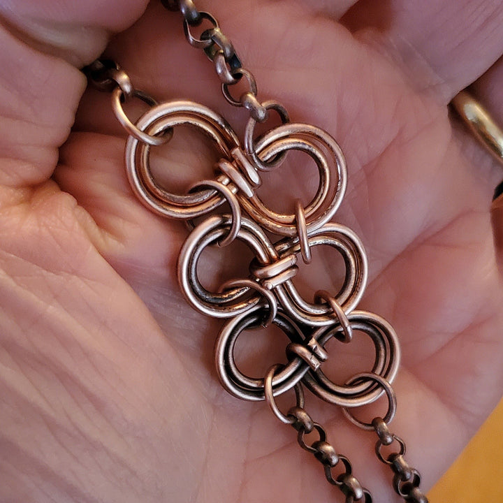 AMD1306Copper Eternity Bracelet Double Infinity Symbols Unisex 4JewelryBracelet$ 40.00Alexa Martha Designs