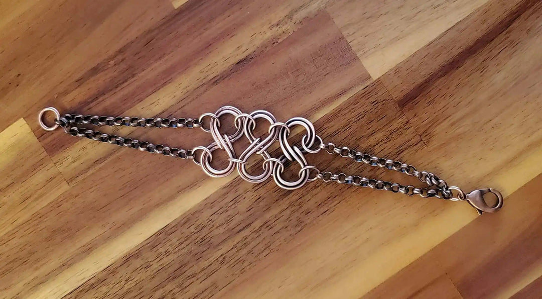 AMD1306Copper Eternity Bracelet Double Infinity Symbols Unisex 4JewelryBracelet$ 40.00Alexa Martha Designs
