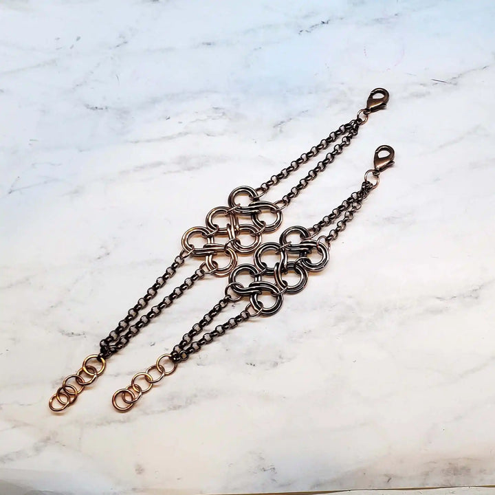 AMD1306Copper Eternity Bracelet Double Infinity Symbols Unisex 4JewelryBracelet$ 40.00Alexa Martha Designs