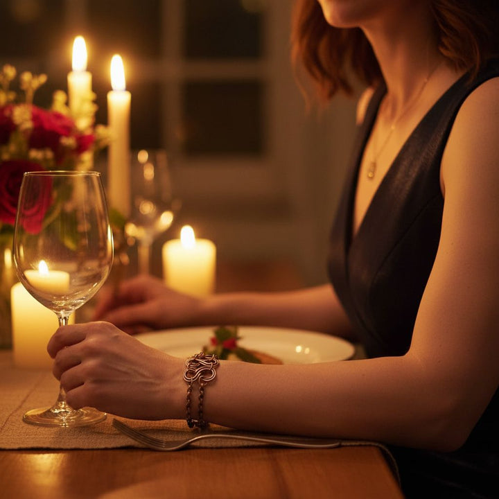 AMD1306Copper Eternity Bracelet Double Infinity Symbols Unisex 4JewelryBracelet$ 40.00Alexa Martha Designs