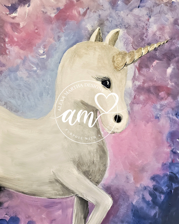 AMDP1001Digital Print of Unicorn Colt in the Purple MistPrintsAcrylic Painting$ 55.00Alexa Martha Designs