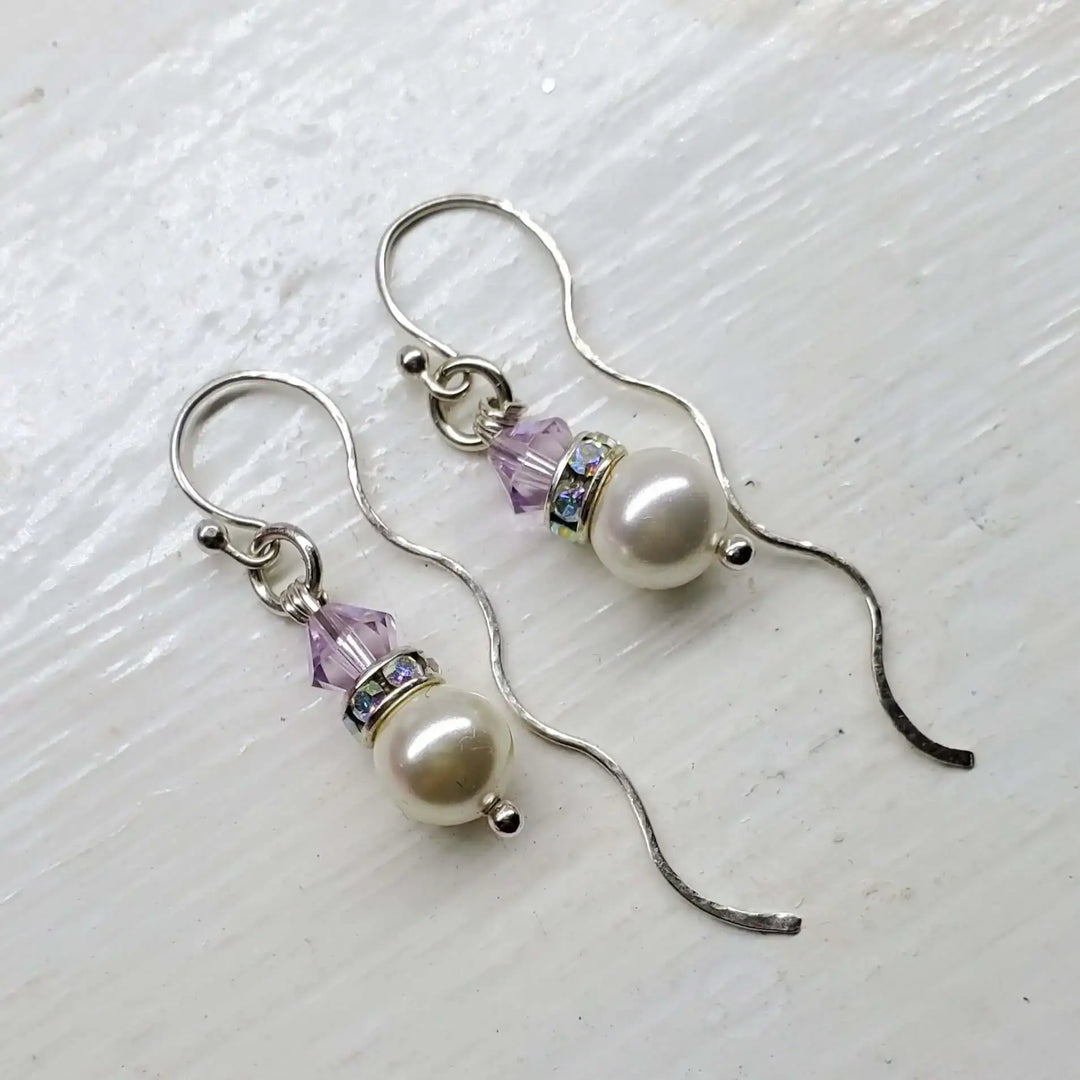 AMD1301-3Innovative 925 Silver Swarovski Crystal Pearl Ear ThreadersJewelryEarrings$ 48.00Alexa Martha Designs