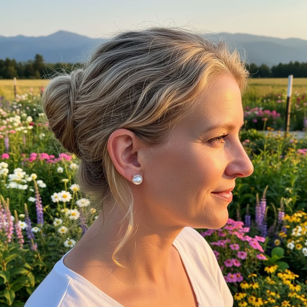 AMD1309Handmade Baroque Freshwater Pearl Silver Spiral StudsJewelryEarrings$ 35.00Alexa Martha Designs