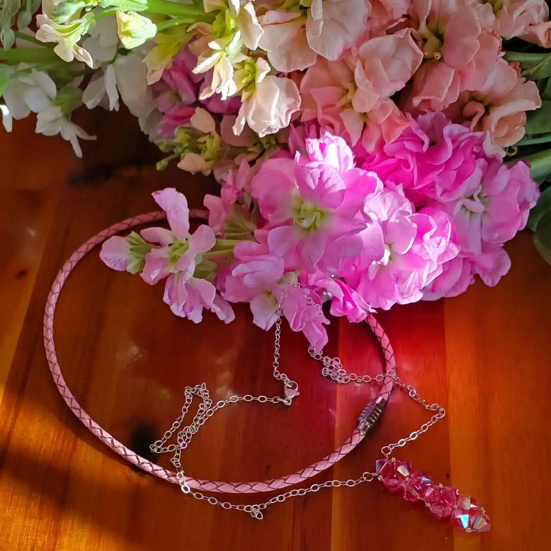 AMD1279-323mm Leather Snap Off Choker - Handmade &amp; StylishJewelryNecklace$ 69.00Alexa Martha Designs