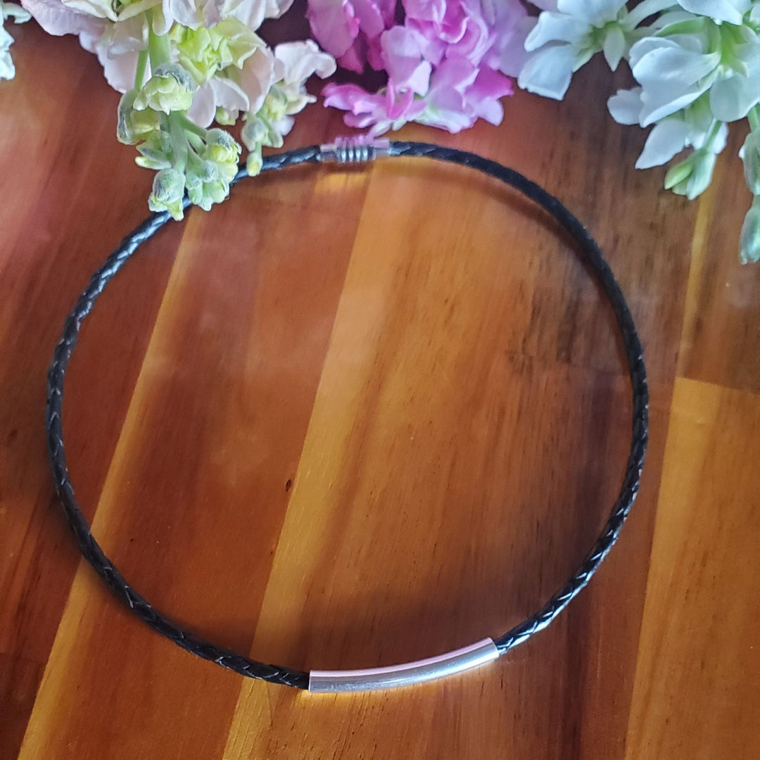 AMD1279-323mm Leather Snap Off Choker - Handmade & StylishJewelryNecklace$ 69.00Alexa Martha Designs