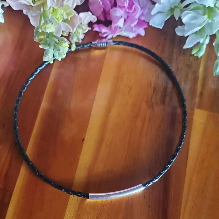 AMD1279-323mm Leather Snap Off Choker - Handmade &amp; StylishJewelryNecklace$ 69.00Alexa Martha Designs