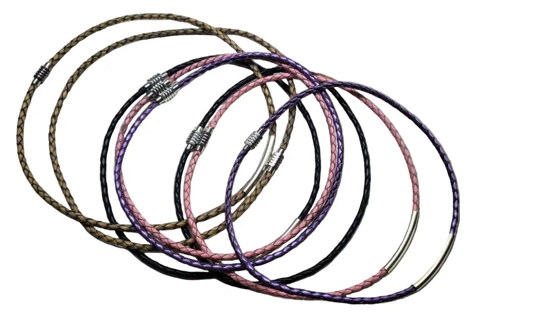 AMD1279-323mm Leather Snap Off Choker - Handmade &amp; StylishJewelryNecklace$ 69.00Alexa Martha Designs