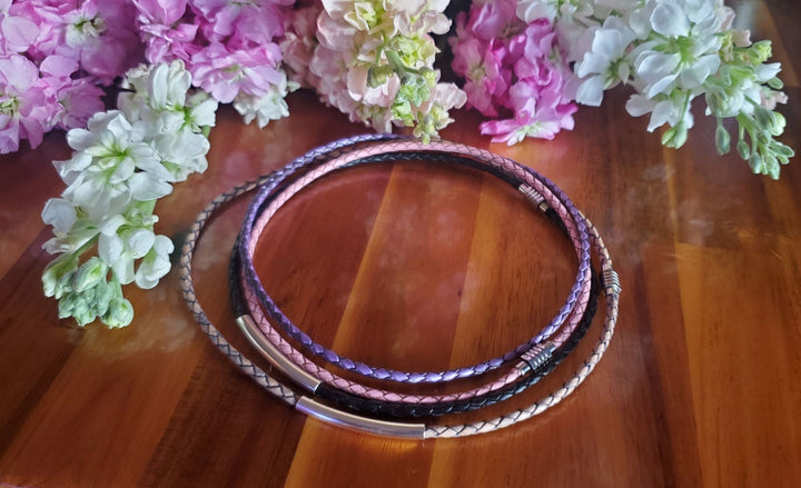 AMD1279-323mm Leather Snap Off Choker - Handmade & StylishJewelryNecklace$ 69.00Alexa Martha Designs