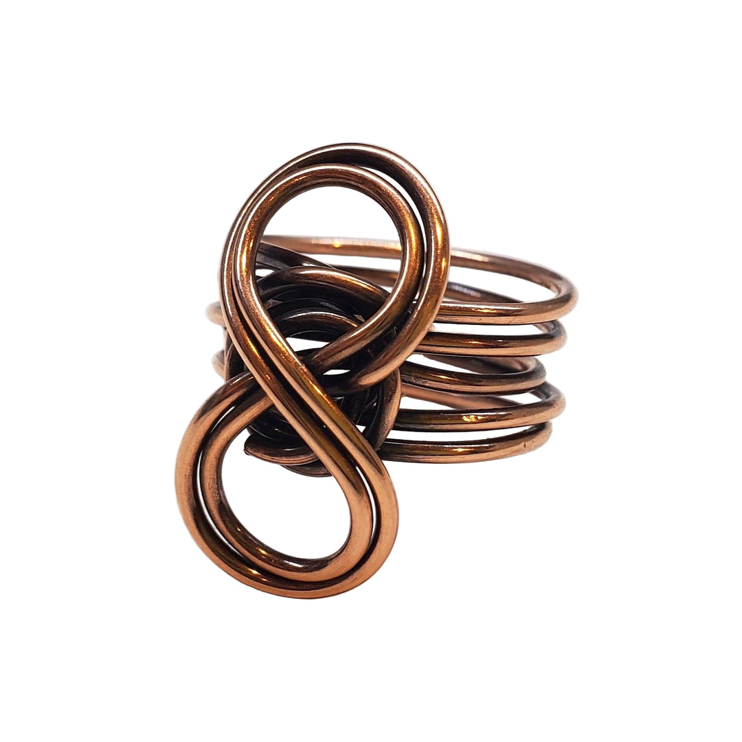 AMD1276Handmade 5 Band Copper Eternity Infinity Ring Elegant CraftJewelryRing$ 45.00Alexa Martha Designs