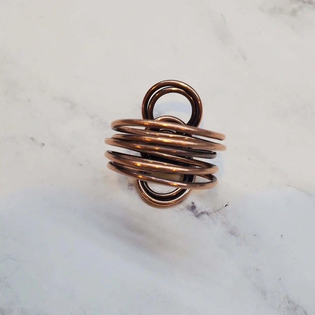 AMD1276Handmade 5 Band Copper Eternity Infinity Ring Elegant CraftJewelryRing$ 45.00Alexa Martha Designs
