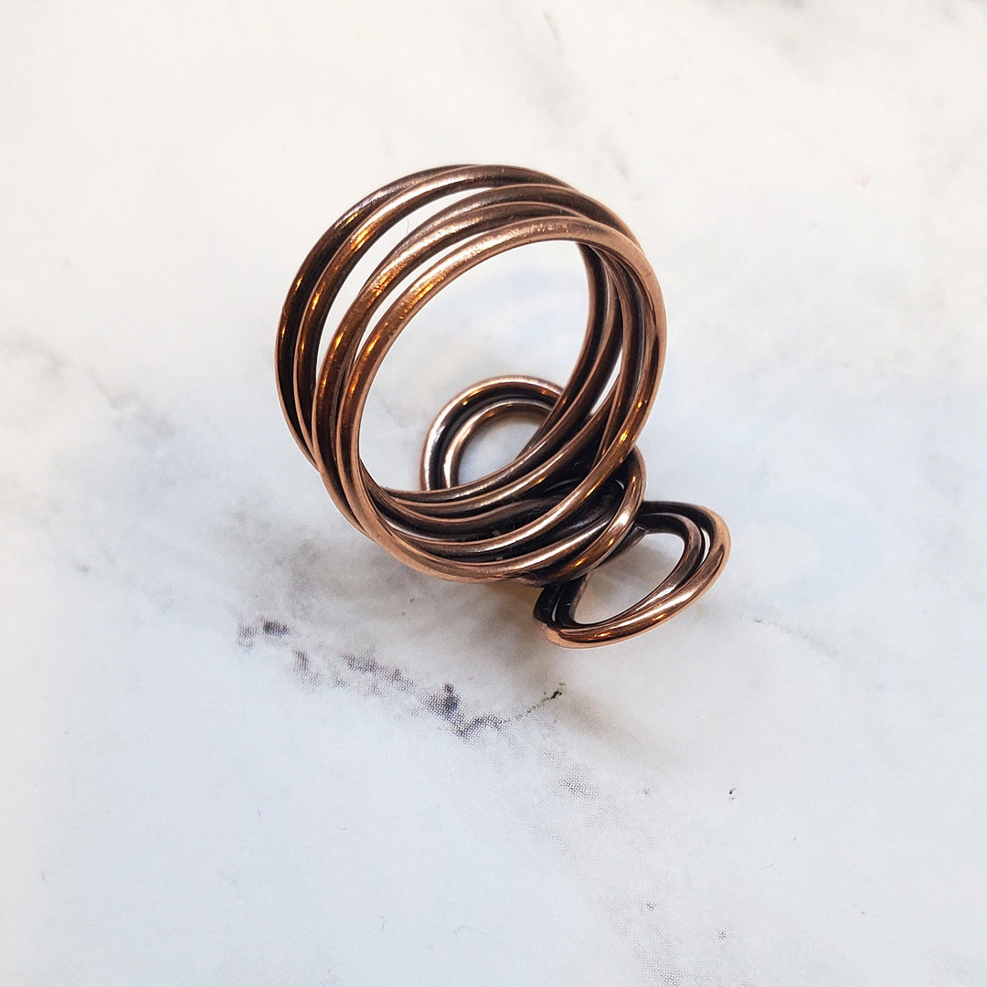 AMD1276Handmade 5 Band Copper Eternity Infinity Ring Elegant CraftJewelryRing$ 45.00Alexa Martha Designs