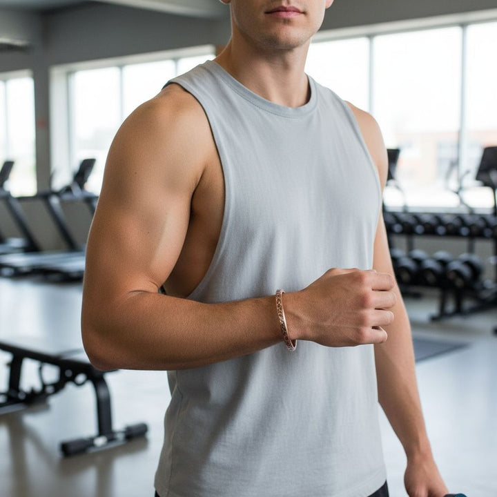 AMD1289Handmade 2 ounce 6 Gauge Copper Hammered BIGGA BangleJewelryBracelet$ 50.00Alexa Martha Designs