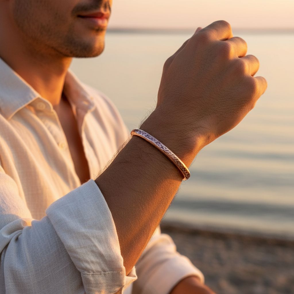 AMD1289Handmade 2 ounce 6 Gauge Copper Hammered BIGGA BangleJewelryBracelet$ 50.00Alexa Martha Designs