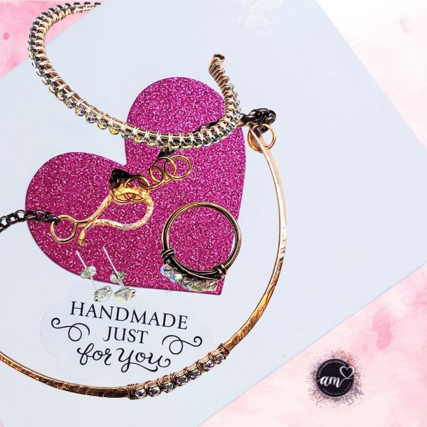 AMD1320Handmade 7-year anniversary Copper Crystal Choker Piece SetJewelry SetsJewelry Set$ 195.00Alexa Martha Designs