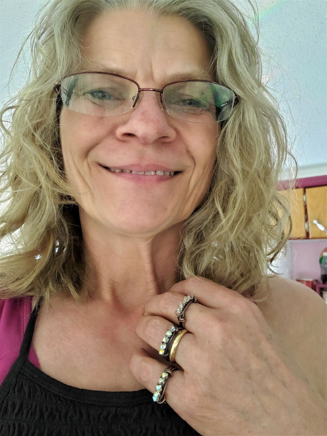 AMD1246-1Copper Bangle Ring Set - 7th Anniversary Copper Jewelry SetJewelryJewelry Set$ 75.00Alexa Martha Designs