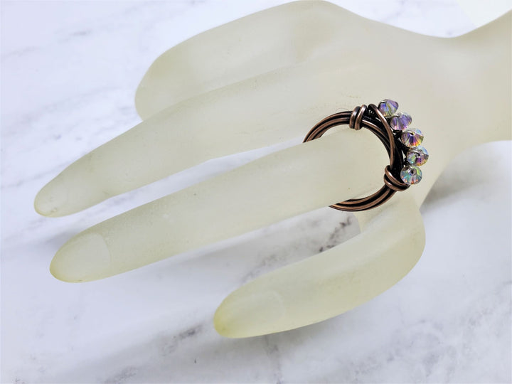 AMD1246-1Copper Bangle Ring Set - 7th Anniversary Copper Jewelry SetJewelryJewelry Set$ 75.00Alexa Martha Designs