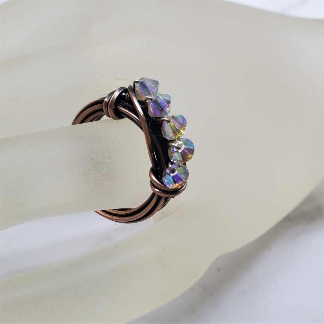 AMD1246-1Copper Bangle Ring Set - 7th Anniversary Copper Jewelry SetJewelryJewelry Set$ 75.00Alexa Martha Designs