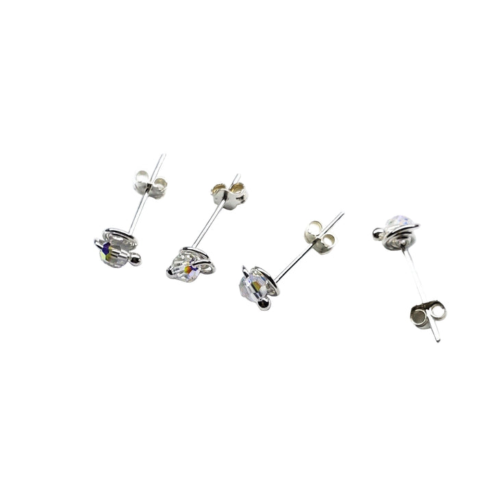 AMD1160-54mm Silver Spiral Studs | Swarovski Crystal Gemstone HandmadeEarringsEarrings$ 20.00Alexa Martha Designs