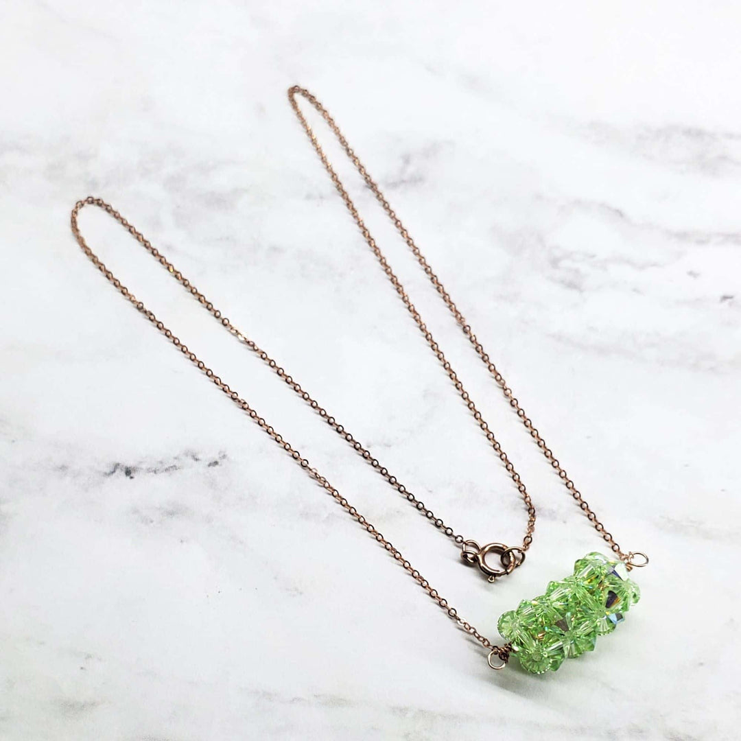 AMD1252-2Pastel Crystal Barrel Necklace 14K Rose Gold FilledNecklacesNecklaces$ 78.00Alexa Martha Designs