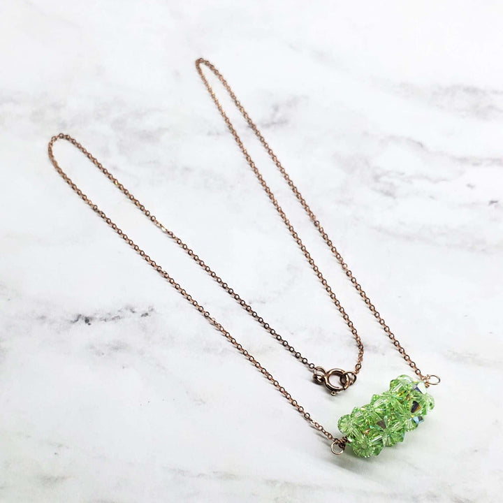 AMD1252-2Pastel Crystal Barrel Necklace 14K Rose Gold FilledNecklacesNecklaces$ 78.00Alexa Martha Designs