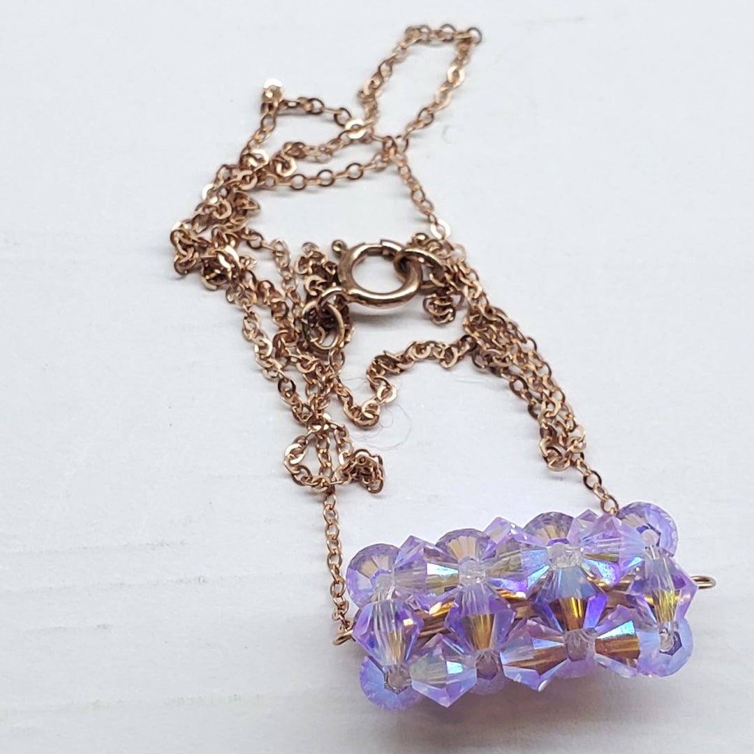 AMD1252-4Pastel Crystal Barrel Necklace 14K Rose Gold FilledNecklacesNecklaces$ 81.00Alexa Martha Designs