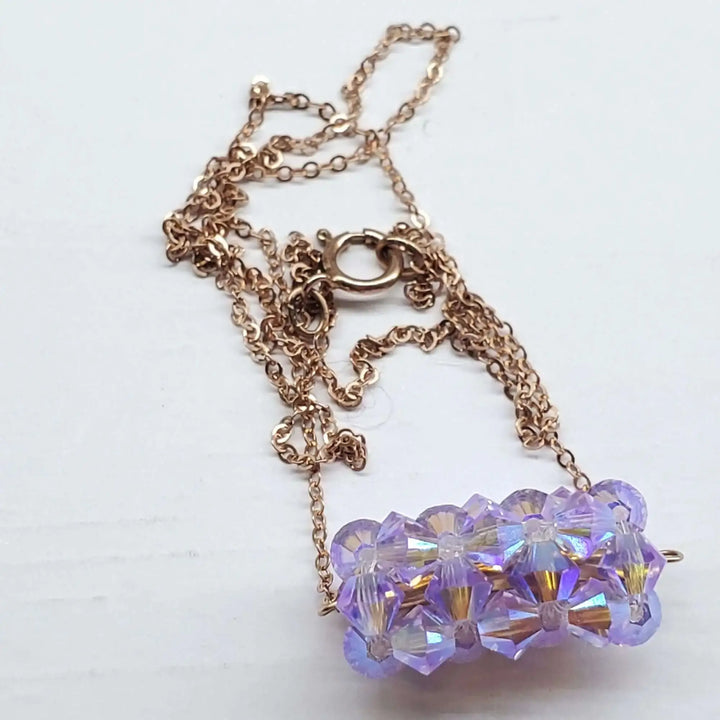 AMD1252-4Pastel Crystal Barrel Necklace 14K Rose Gold FilledNecklacesNecklaces$ 81.00Alexa Martha Designs