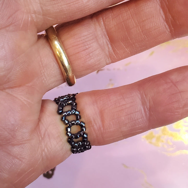 AMD1404Handmade Beaded Swarovski Glamor Cocktail Toe-Pinky RingsJewelryRing$ 43.00Alexa Martha Designs