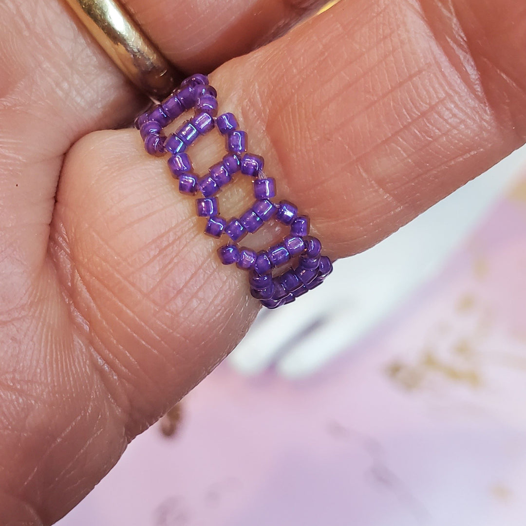 AMD1404Handmade Beaded Swarovski Glamor Cocktail Toe-Pinky RingsJewelryRing$ 43.00Alexa Martha Designs